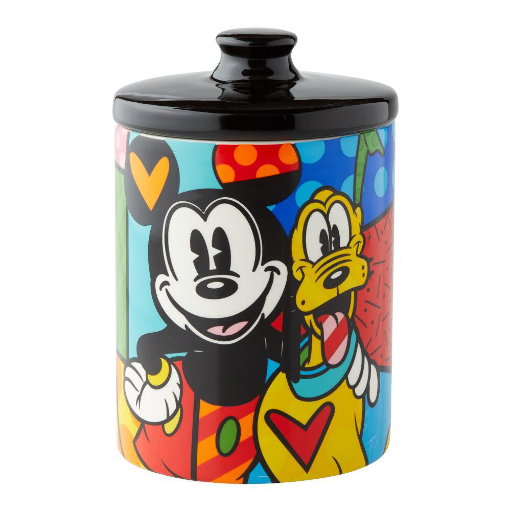 Disney's Mickey and Pluto Cookie Jar 6004977 by Romero Britto