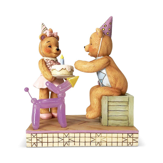 Pinky & Button with Birthday Cake Figurine 6005124 by Jim Shore