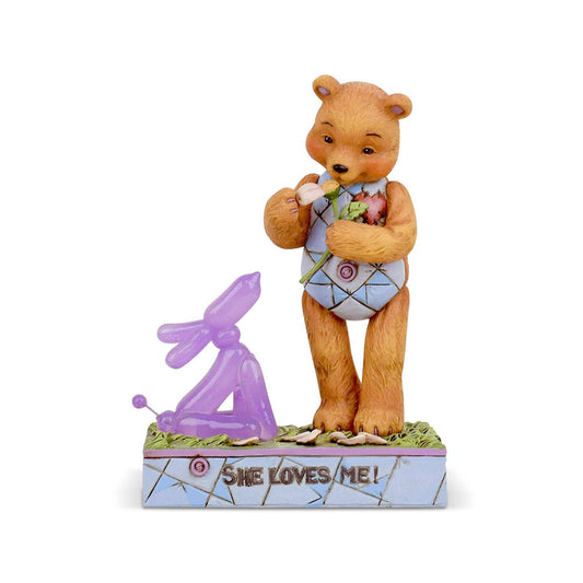 Button In Love Counting Petals Figurine 6005125 by Jim Shore