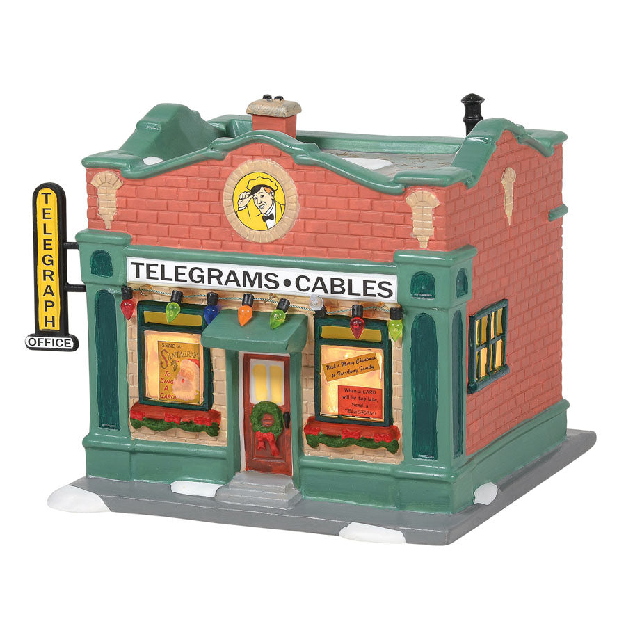 A Christmas Story Hohman Telegraph Office 6005576 by Department 56