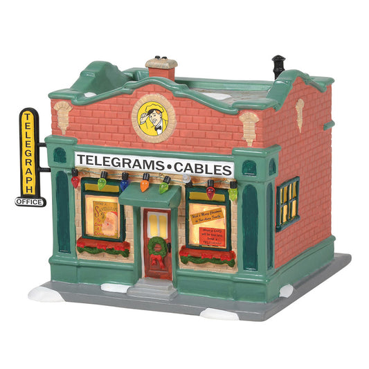 A Christmas Story Hohman Telegraph Office 6005576 by Department 56