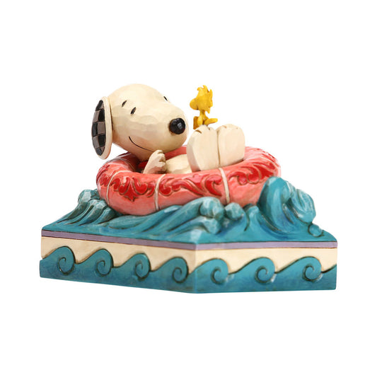 Peanuts Snoopy and Woodstock in Floatie Figurine 6005942 by Jim Shore