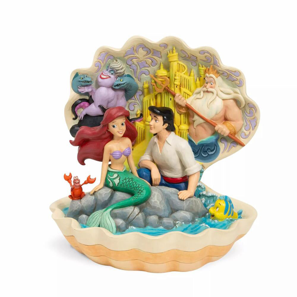 Disney's Little Mermaid Shell Scene Figurine 6005956 by Jim Shore