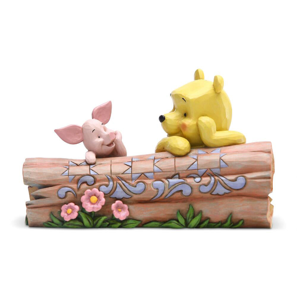 Disney's Pooh and Piglet by Log Figurine 6005964 by Jim Shore