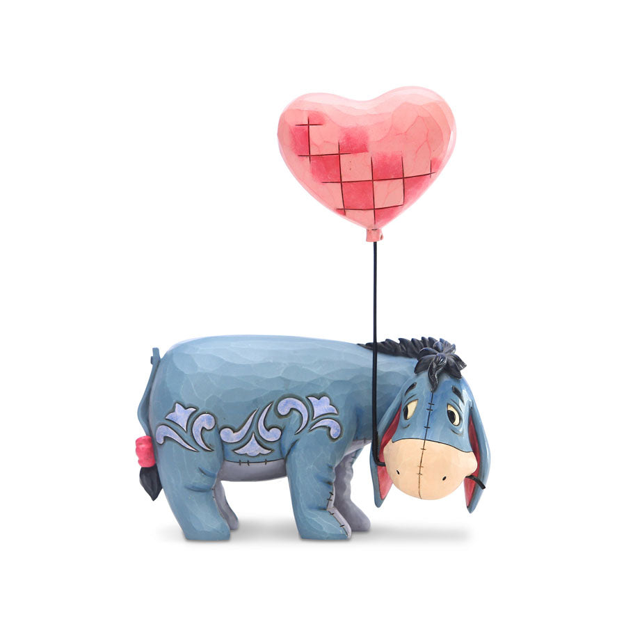 Disney's Eeyore with a Heart Balloon Figurine 6005965 by Jim Shore