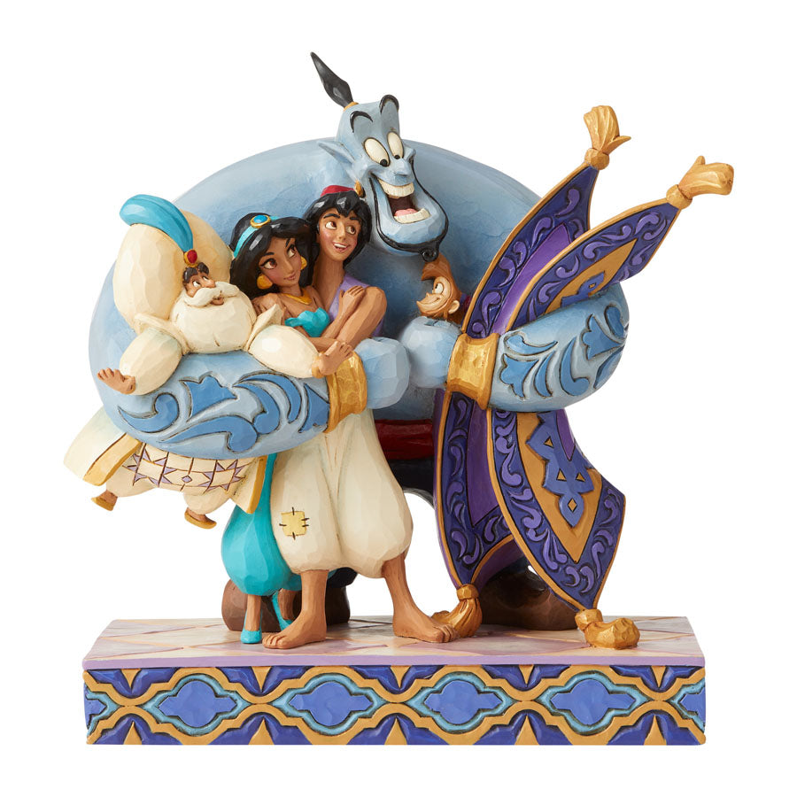 Disney's Aladdin Group Hug Figurine 6005967 by Jim Shore