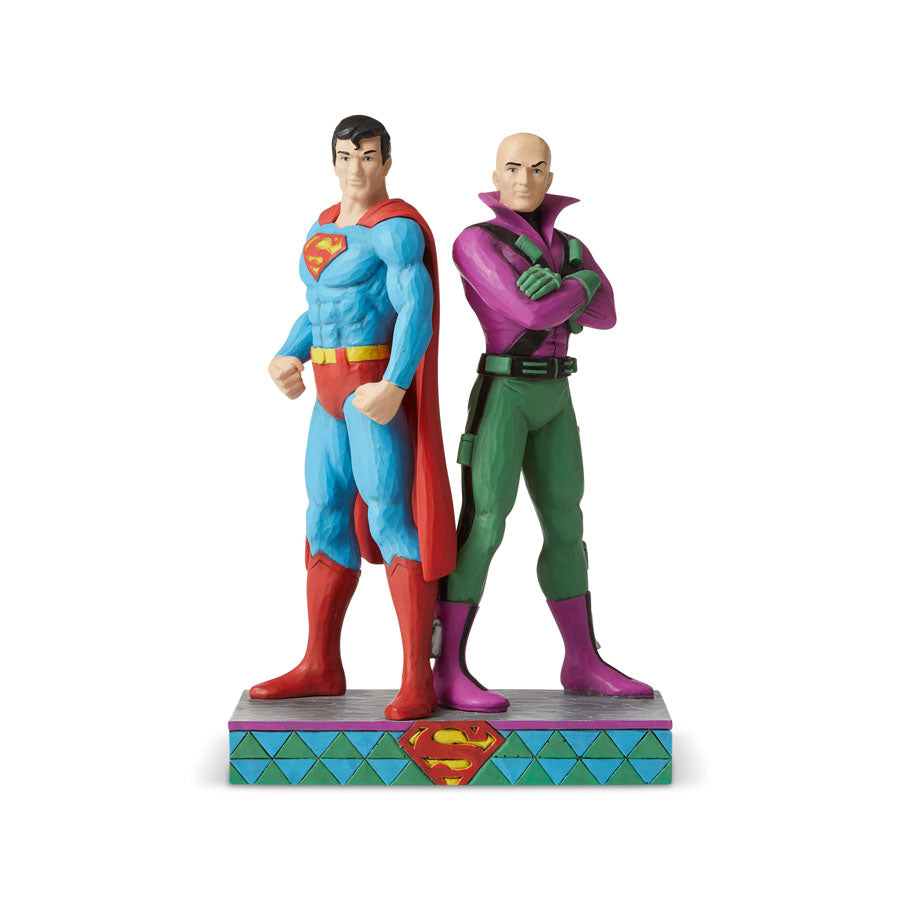 DC Comics Superman and Lex Luthor Figurine 6005981 by Jim Shore