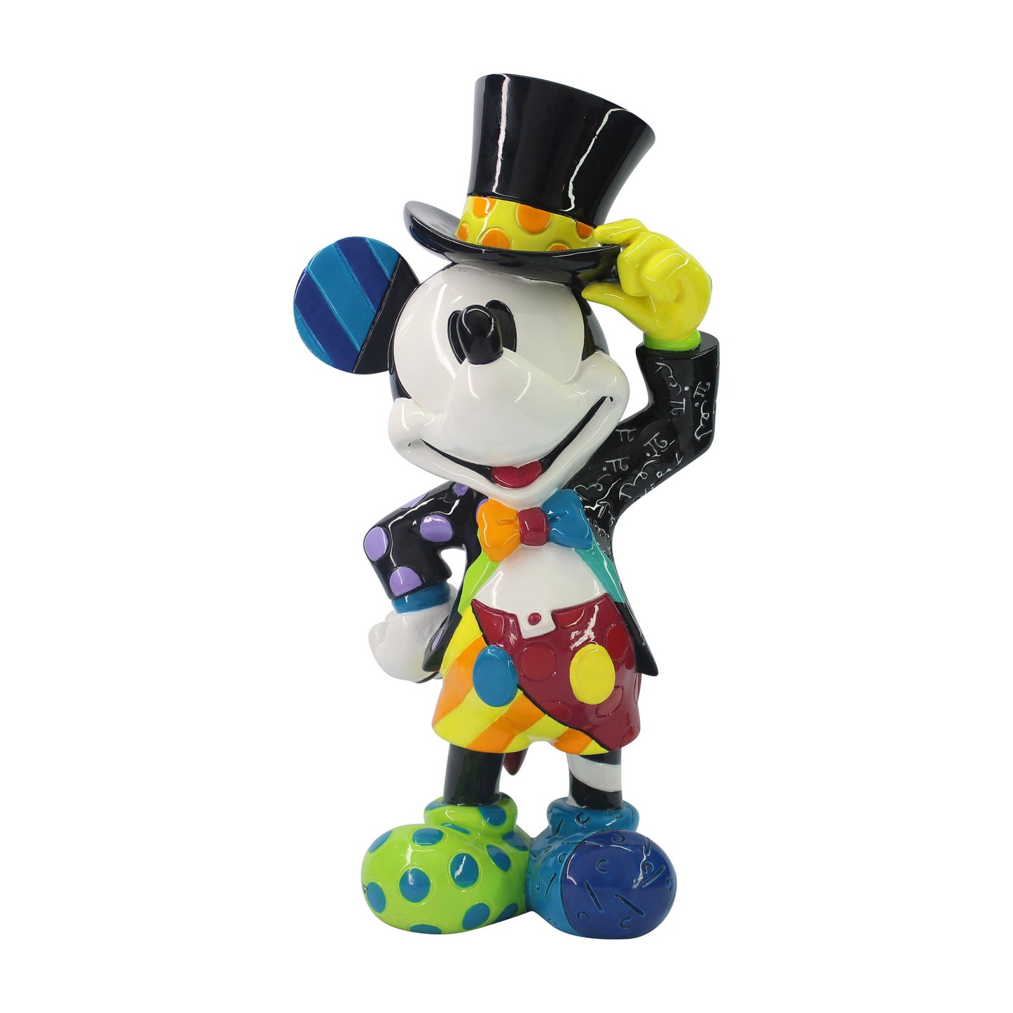 Disney's Top Hat Mickey Mouse Figurine 6006083 by Romero Britto