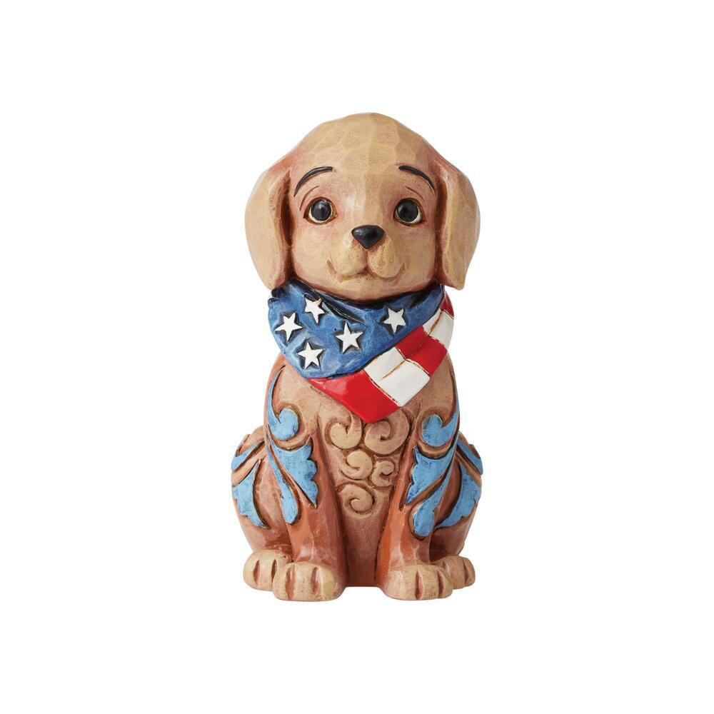 Mini Patriotic Puppy Figurine 6006442 by Jim Shore