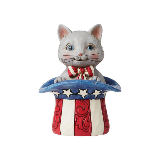 Mini Patriotic Kitten Figurine 6006443 by Jim Shore