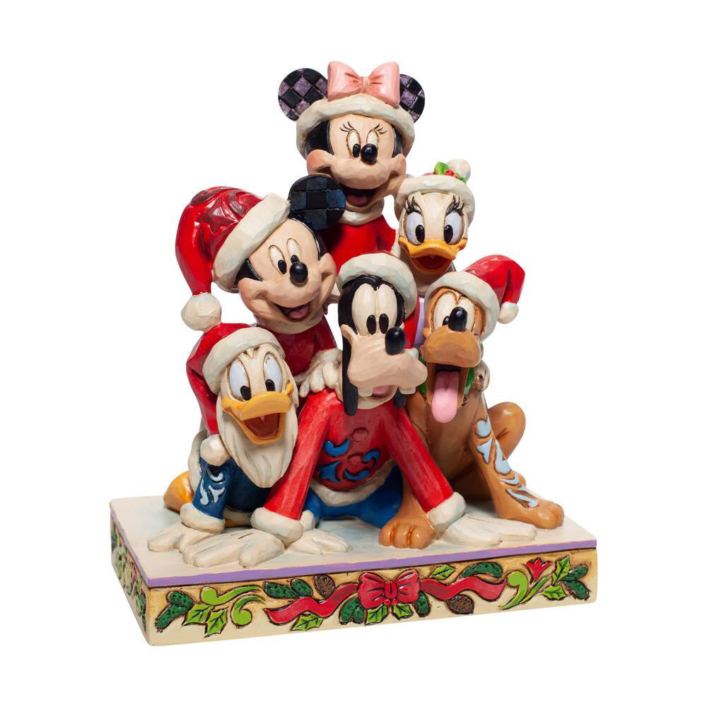 Jim Shore Disney's Christmas Mickey & Friends Figurine 6007063