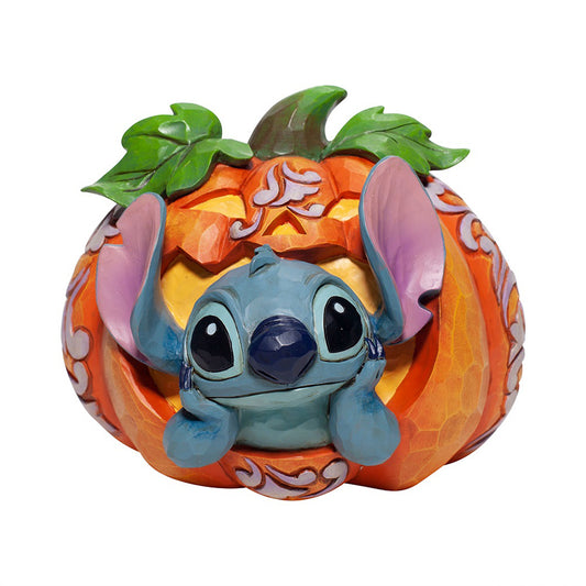 Disney's Stitch In Jack-O-Lantern Figurine 6007080 by Jim Shore