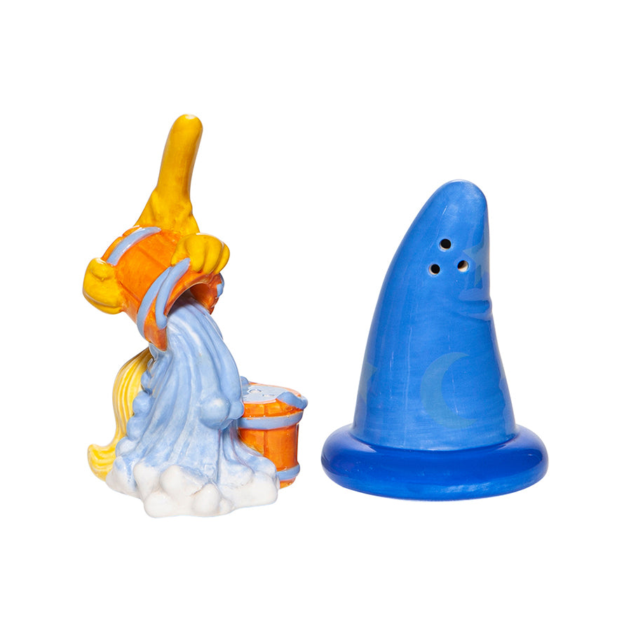 Disney's Sorcerer Hat and Broom Salt Pepper Shaker by Department 56