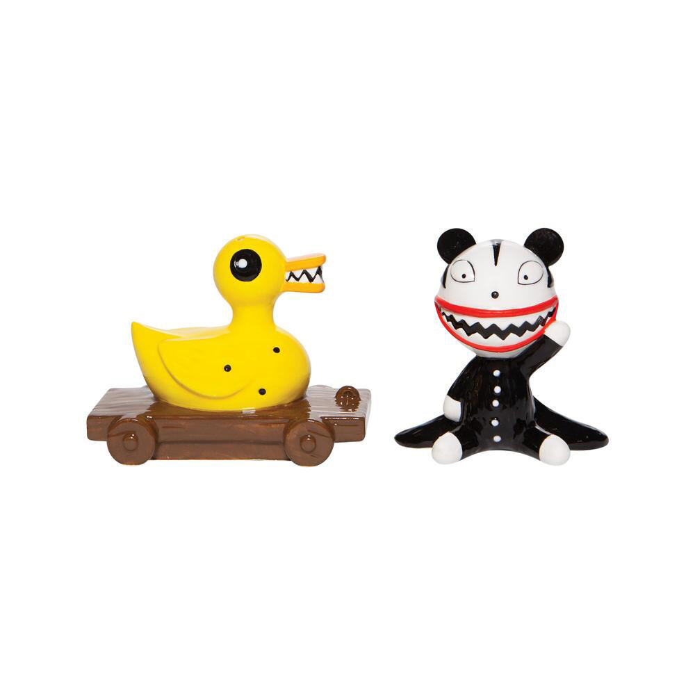 The Nightmare Before Christmas Scary Teddy & Killer Duck Salt & Pepper Shaker Figurine 6007224