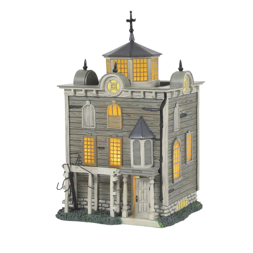 The Addams Family Uncle Fester's House 6007277 by Department 56