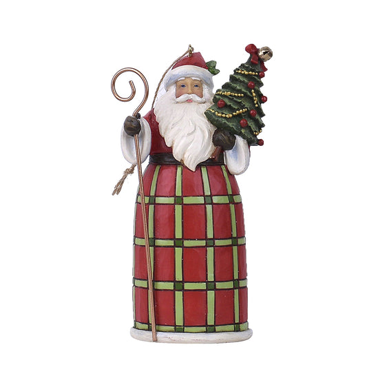 Santa with Tree Ornament 6007451 by Jim Shore