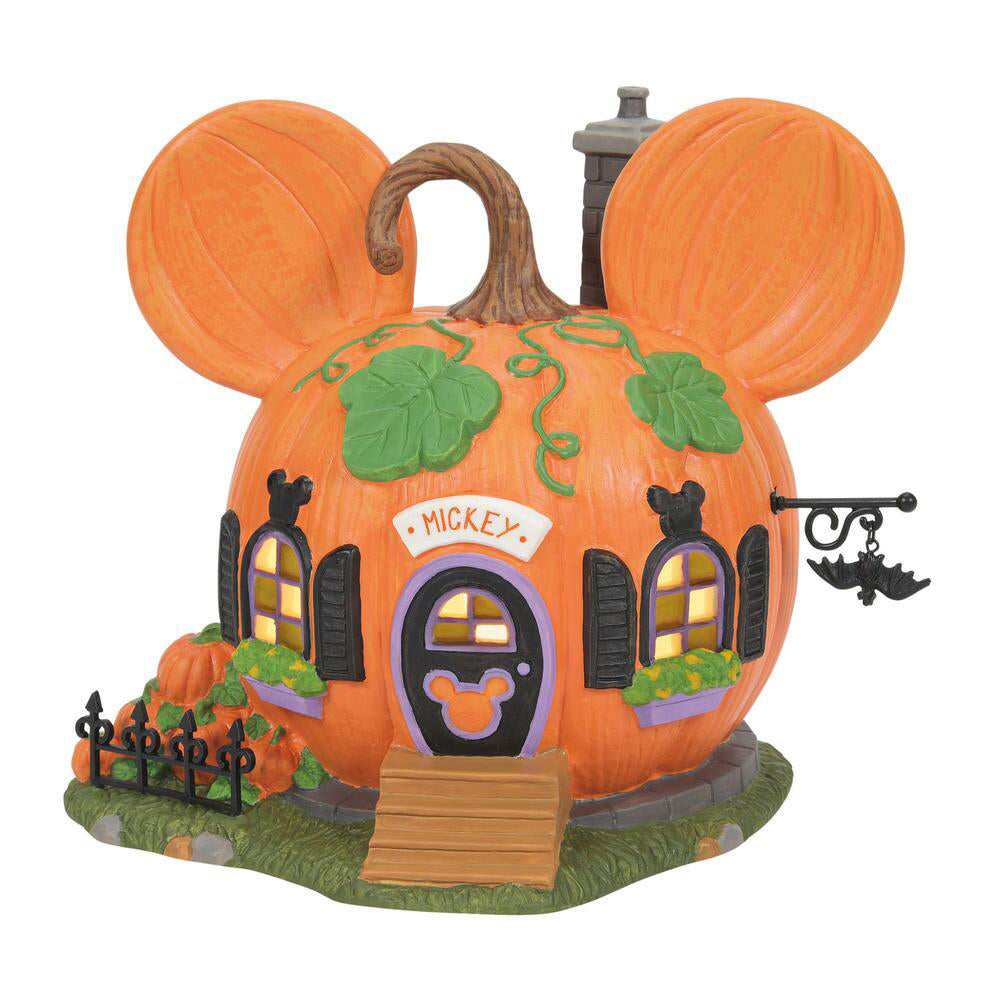 Disney's Mickey's Pumpkintown House 6007726 by Department 56