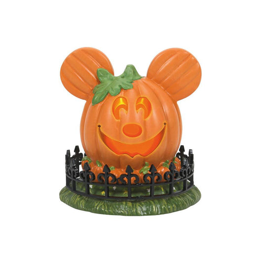 Disney's Mickey's Town Center Pumpkin Figurine 6007731 by Department 56