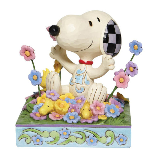 Peanuts Snoopy in Flowers Figurine 6007965 by Jim Shore