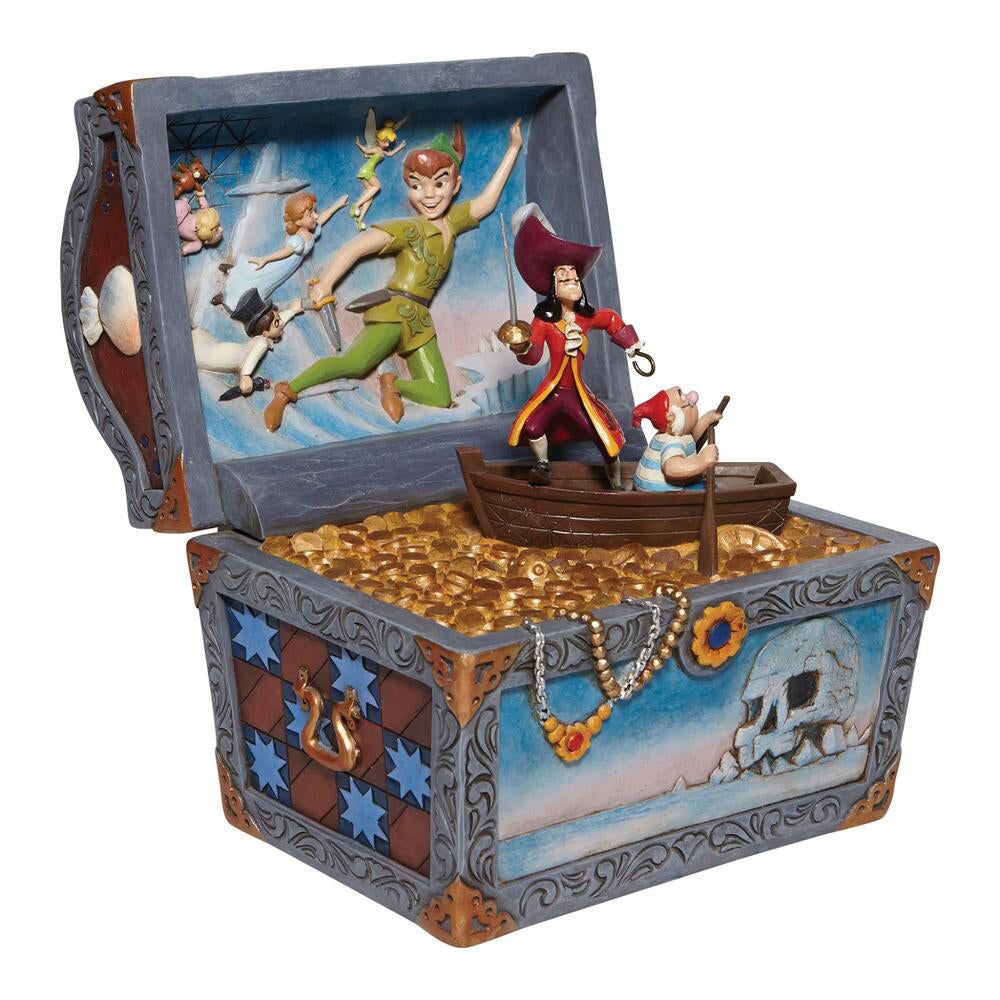 Disney's Peter Pan Treasure Chest Scene Figurine 6008063 by Jim Shore