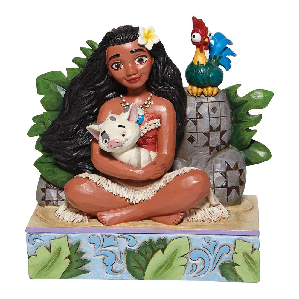 Disney's Moana with Pua and Hei Hei Figurine 6008078 by Jim Shore