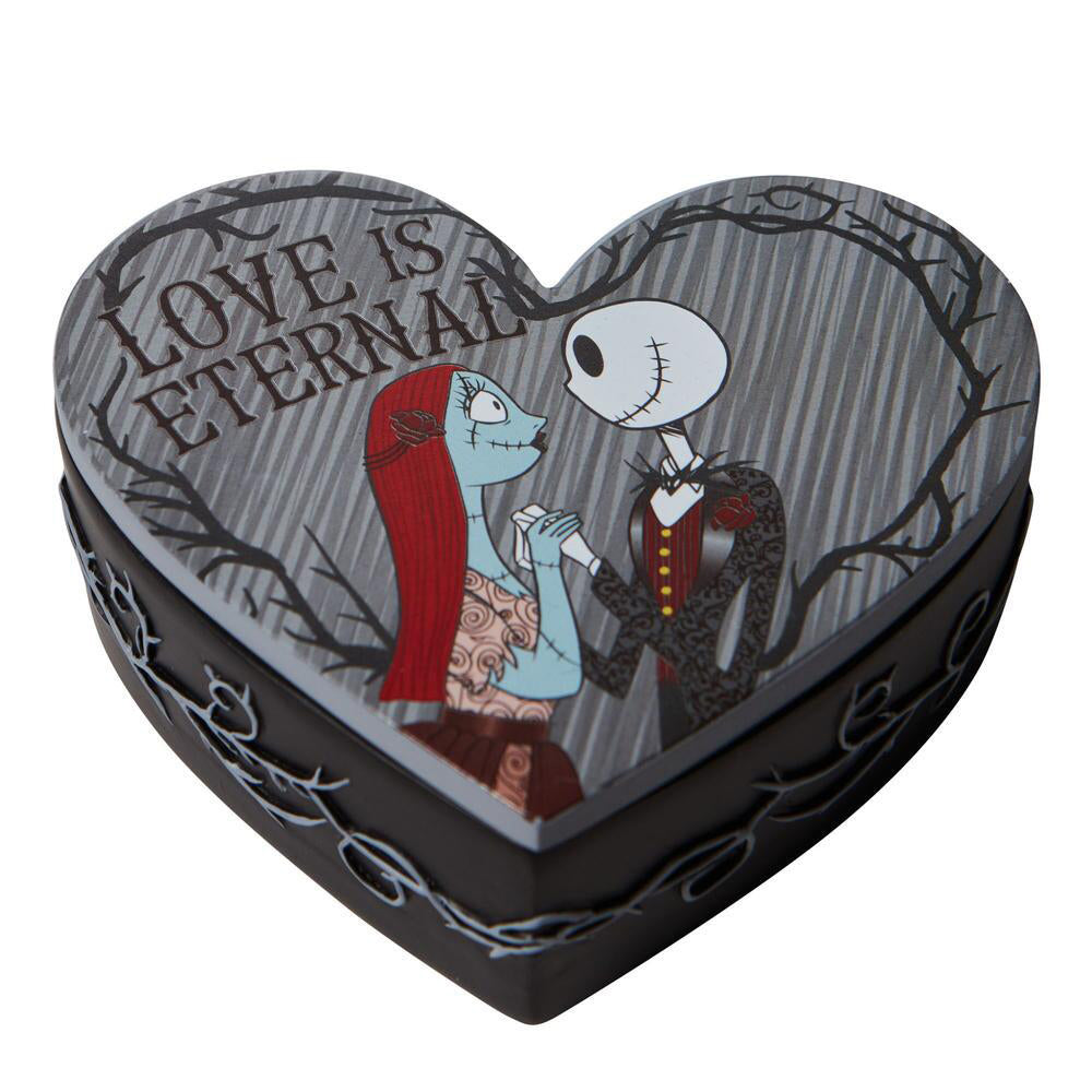 Disney's The Nightmare Before Christmas Jack and Sally Trinket Box 6008703 by Disney Showcase