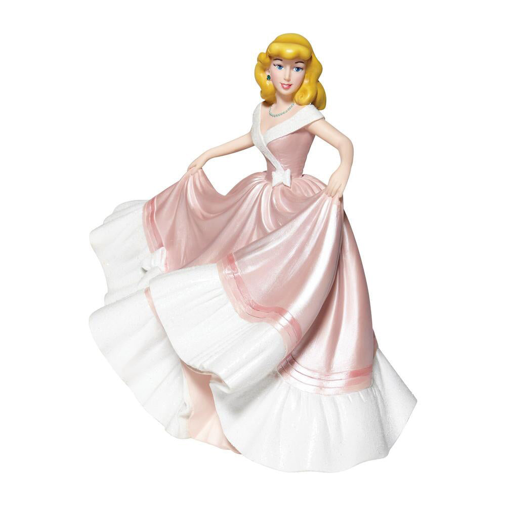 Disney's Cinderella in Pink Dress Figurine 6008704 by Disney Showcase