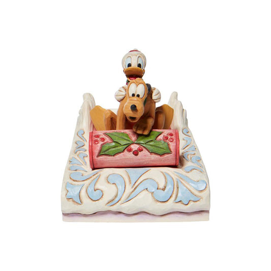 Disney's Donald and Pluto Sledding Figurine 6008973 by Jim Shore