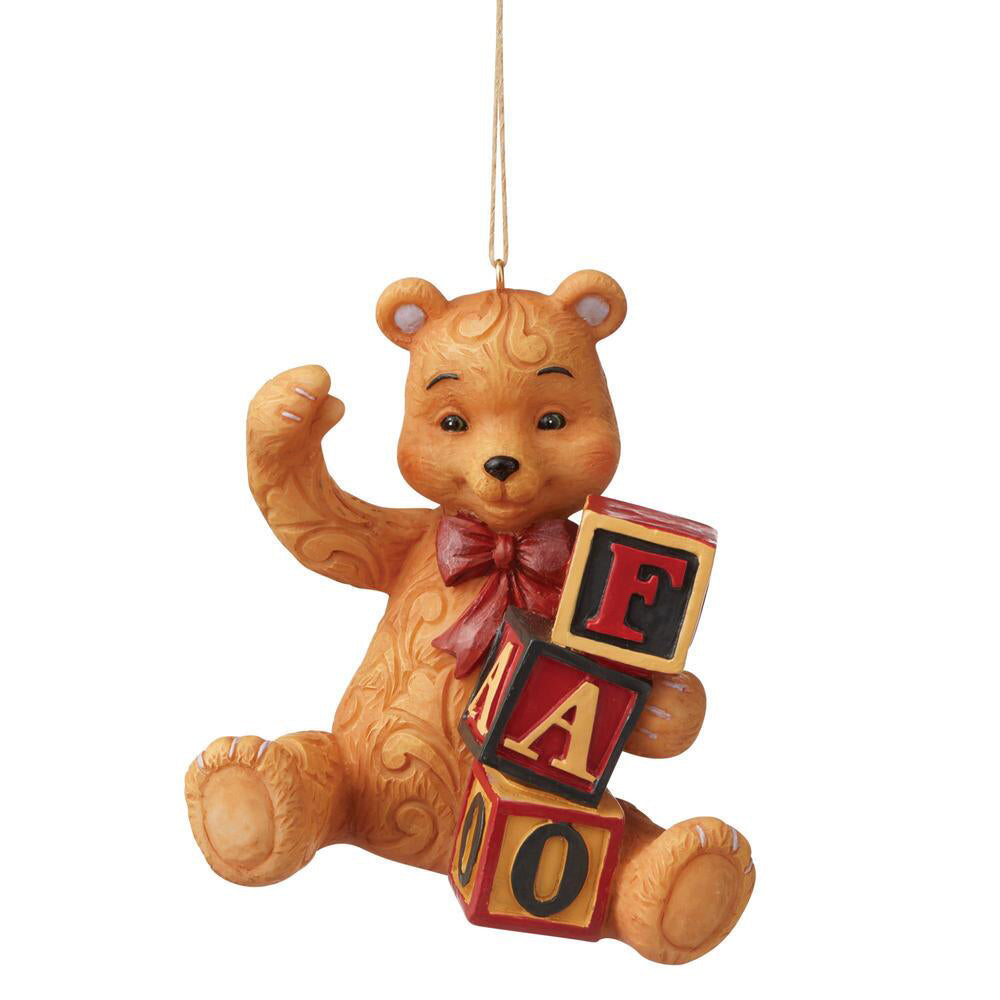 FAO Schwarz Teddy Bear Ornament 6009121 by Jim Shore