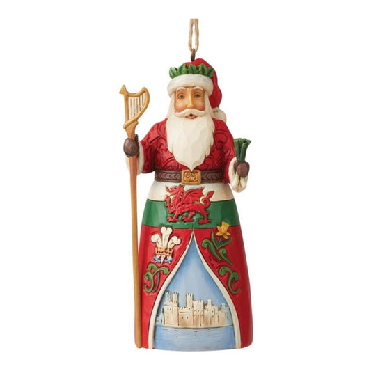 Welsh Santa Ornament 6009465 by Jim Shore