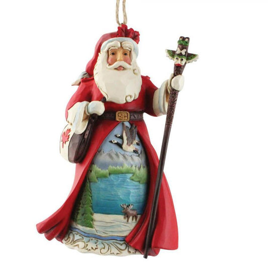 Canadian Santa Ornament 6009467 by Jim Shore