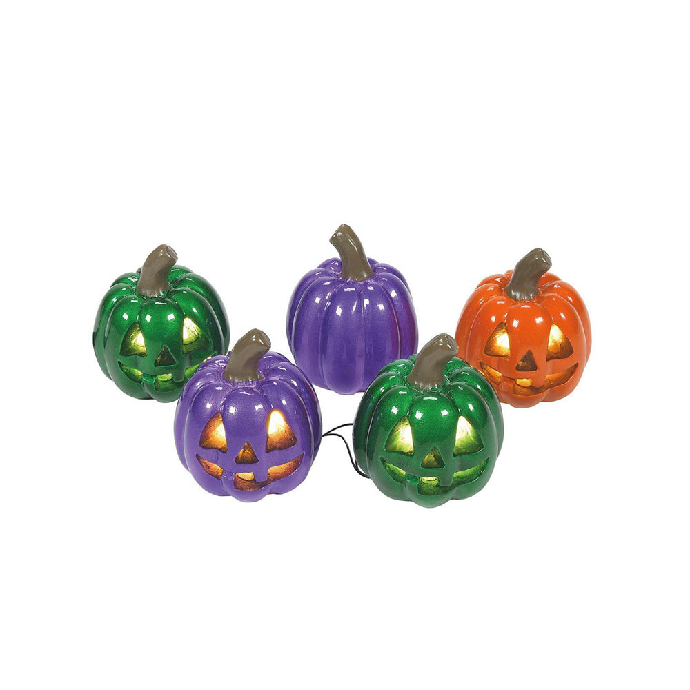 Lit Shiny Pumpkin String Light Figurine 6009843 by Department 56