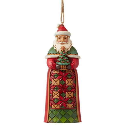 Santa with Tree Ornament 6009856 by Jim Shore