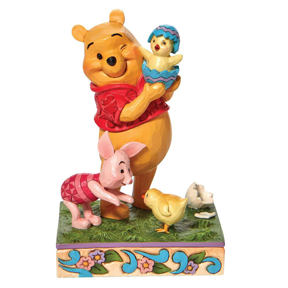 Disney's Pooh & Piglet with Chick Figurine 6010103 by Jim Shore