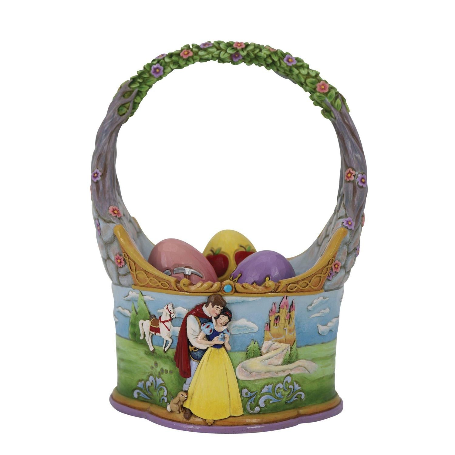 Disney's Snow White Basket & Eggs Figurine 6010105 by Jim Shore