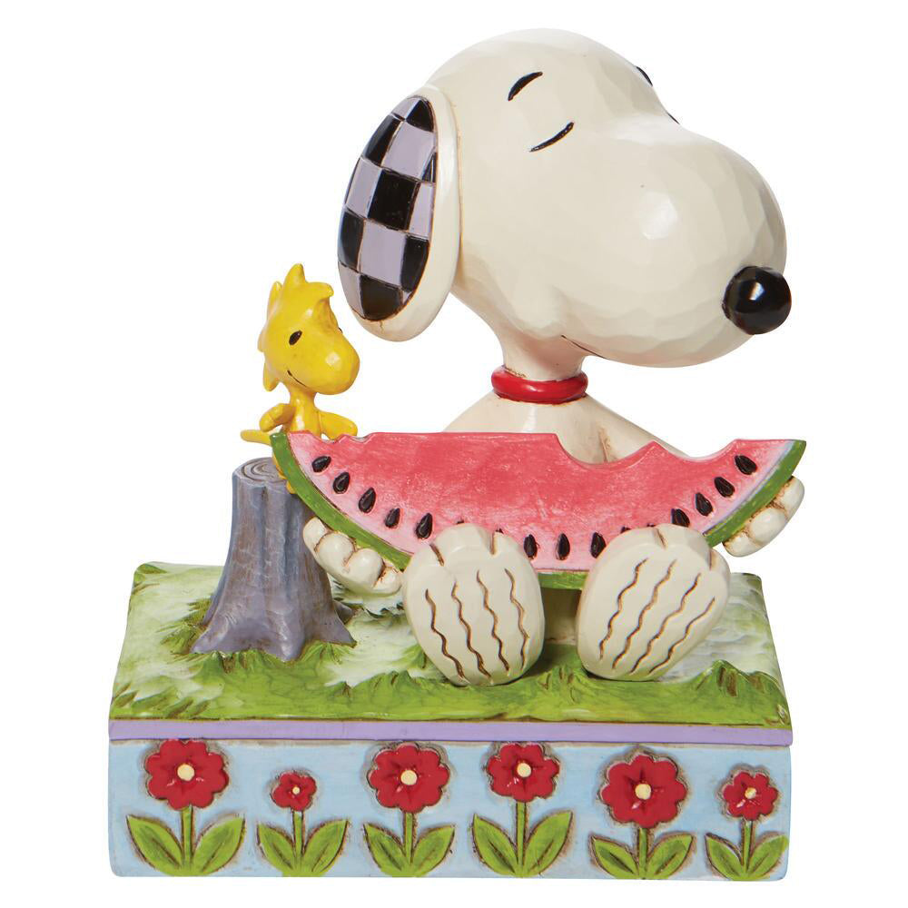 Peanuts Snoopy Watermelon Figurine 6010113 by Jim Shore