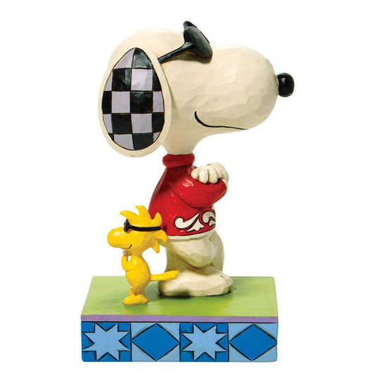 Peanuts Joe Cool & Woodstock Figurine 6010115 by Jim Shore