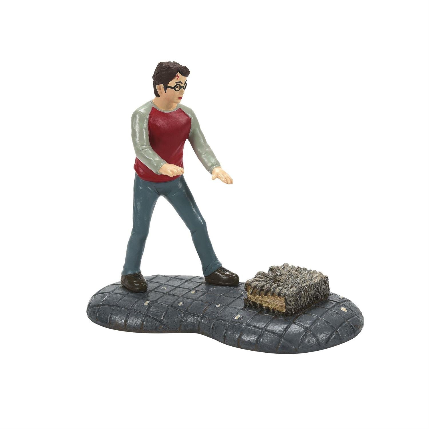 Harry Potter Harry & His Monster Book Figurine 6010456 by Department 56