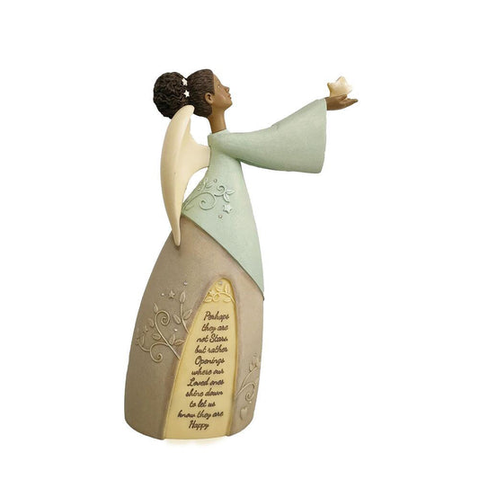 Bereavement African American Angel Figurine 6010542 by Enesco's Foundations