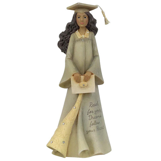 Graduation African American Figurine 6010544 by Enesco's Foundations