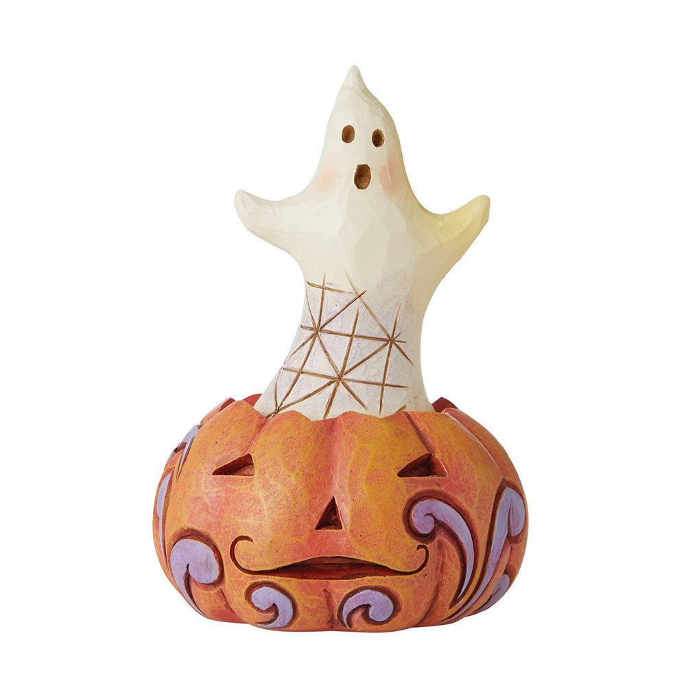 Mini Ghost in Pumpkin Figurine 6010676 by Jim Shore