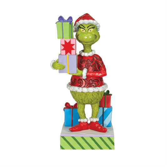 Jim Shore Grinch Holding Presents Figurine 6010778