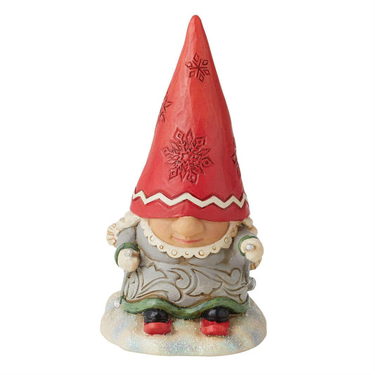 Gnome with Braids Skiing Figurine 6010844 by Jim Shore