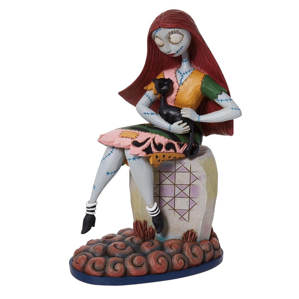 The Nightmare Before Christmas Sally Cat on Gravestone Figurine 6010865 by Jim Shore