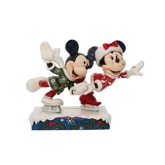 Disney's Minnie and Mickey Ice Skating Figurine 6010871 by Jim Shore