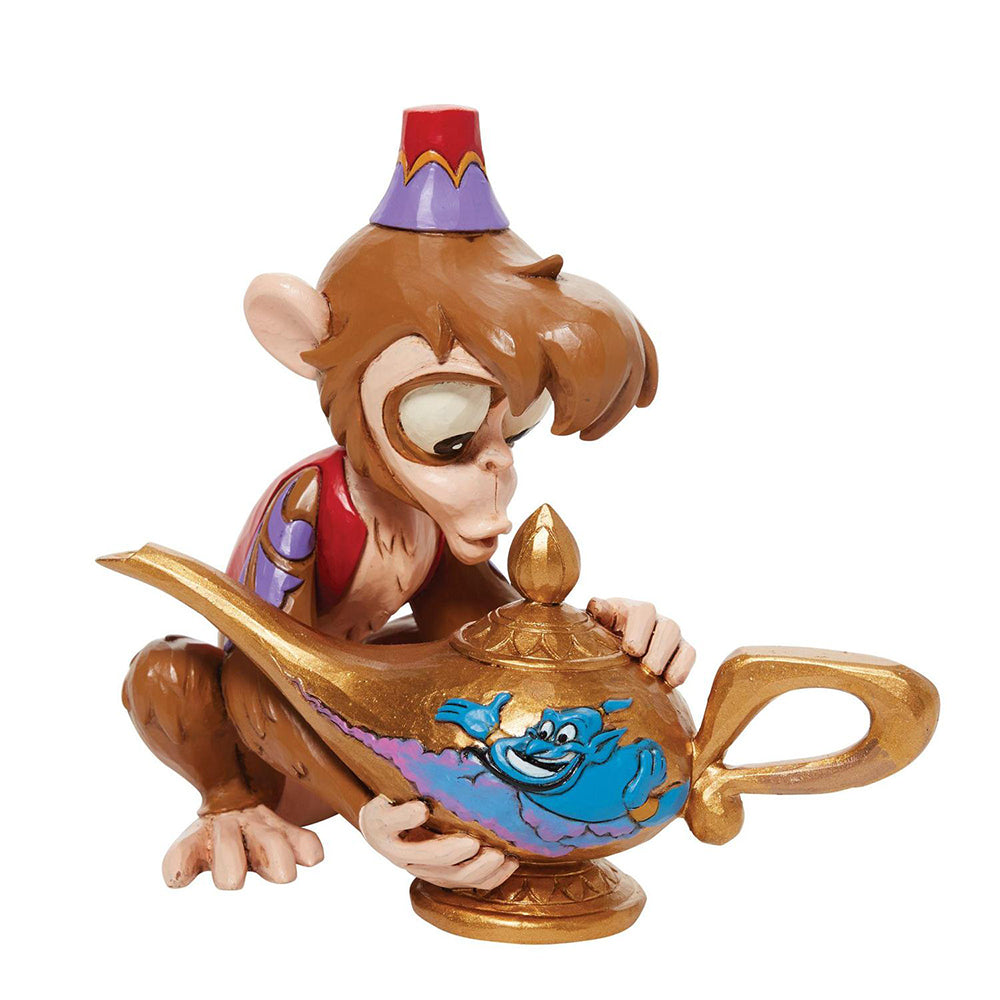 Jim Shore Disney's Abu Genie Lamp with Scene Figurine 6010886