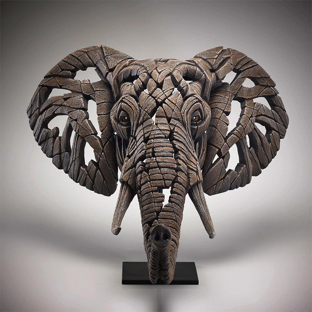 Elephant Bust & Stand Figure Sculpture 6011507 by Edge Sculpture