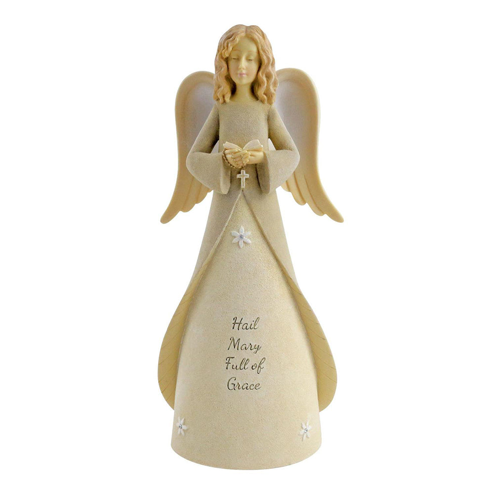 Hail Mary Angel Figurine 6011540 by Enesco's Foundations