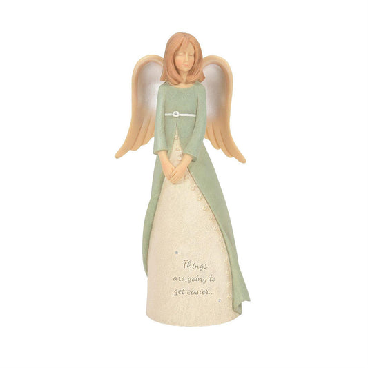 Going to Get Easier Angel Figurine 6011545 by Enesco's Foundations