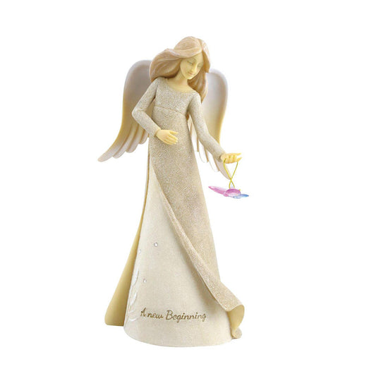 Expressions Beginning Angel Figurine 6011713 by Enesco's Foundations